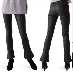 & Other Stories Fitted Leather pants